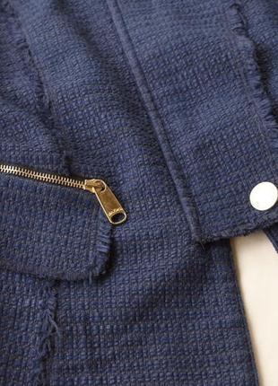 Брендовый укороченный пиджак косуха тренд от m&amp;co3 фото