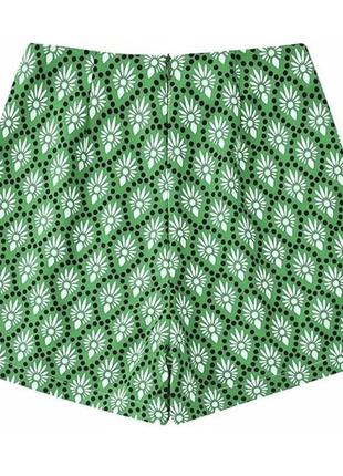 Юбка-шорты zara зеленого цвета2 фото