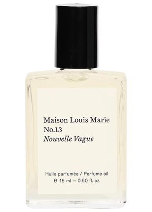 Парфюмированное масло maison louis marie no.13 nouvelle vague perfume oil10 фото