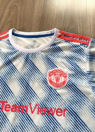 Мужская спортивная футболка джерси с принтом adidas manchester united4 фото