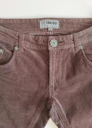 Стильные женские брюки вельветы terranova, р.xs/s3 фото