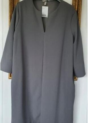Офисное платье миди h&m