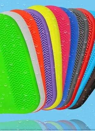Силіконові бахіли для взуття від дощу та бруду waterproof silicone shoe