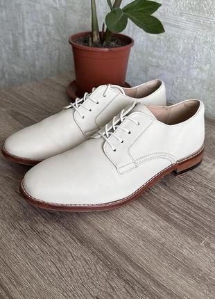 Кожаные туфли ботинки clarks