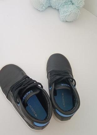 Стильні черевики,кеди на хлопчика lacoste 🐊5 фото