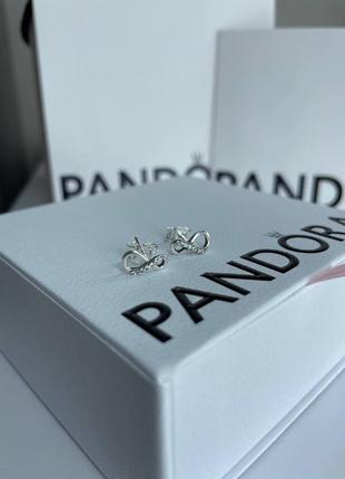 Набор pandora "сияющий символ бесконечности" с фирменной упаковкой4 фото