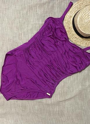 Maryan mehlhorn шикарный слитный фиолетовый купальник как новый дорогостоящий люкс бренда1 фото