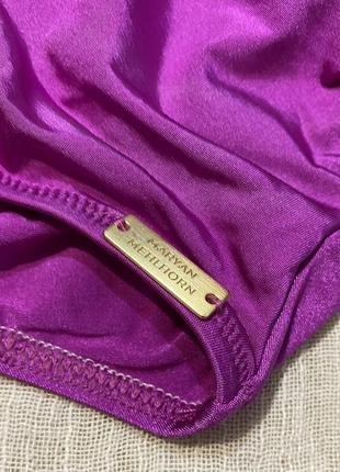 Maryan mehlhorn шикарный слитный фиолетовый купальник как новый дорогостоящий люкс бренда4 фото