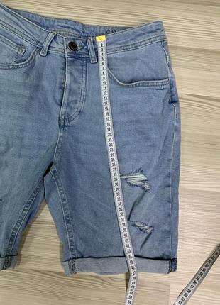 Мужские джинсовые шорты, бренда denim co, оригинал, рваные9 фото