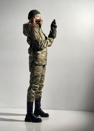 Костюм жіночий армійський фліс мультикам і піксель3 фото