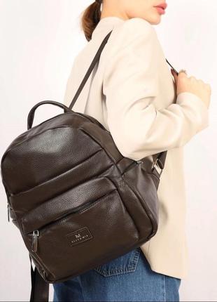 Актуальный удобный городской рюкзак эко кожа женский кожаный женский рюкзак кэжуал рюкзак классика7 фото
