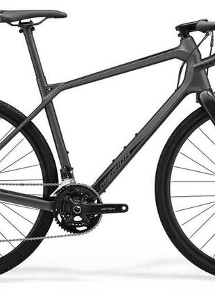 Велосипед merida silex 4000, l(53), matt dark silver(glossy black), l (170-185 см)