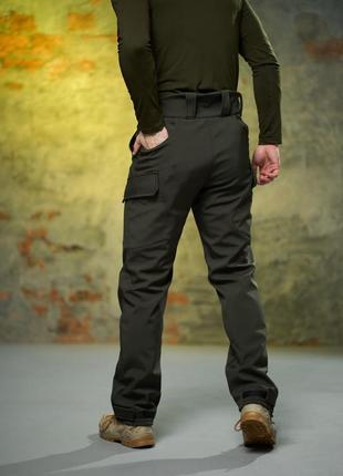 Теплі штани soft shell peak колір мультикам, піксель, чорний, ...4 фото