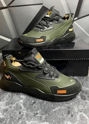 Кросівки чоловічі puma натуральна шкіра4 фото