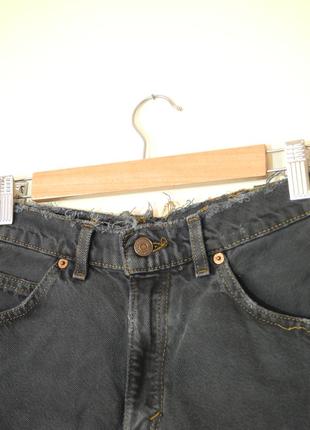 Сіро-сині джинсові шорти levis9 фото