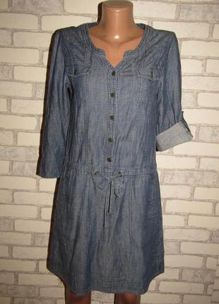 Тонка джинсова сукня s-36 tom tailor3 фото