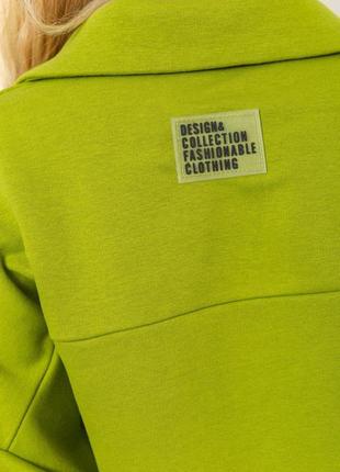 Жакет жіночий двонитка, колір світло-зелений, 115r05196 фото