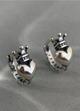 Серьги серебро silver original серьги