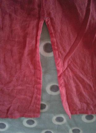 Хлопковая батистовая красная пляжная блузка туника с кружевом george батал8 фото
