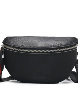 Женская кожаная сумка клатч кожаный слинг из кожи1 фото