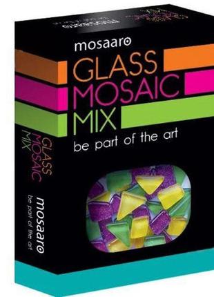 Creativity kit "mosaic mix: green, yellow, glitter purple" ma5002