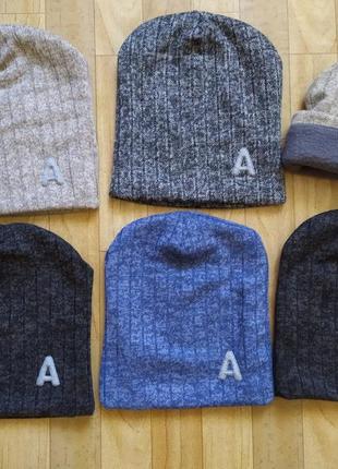 Дитячий демісезонний шапка утеплена флісом