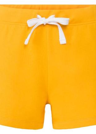 Шорти міні з двунитки для жінки esmara lidl 357091 m жовтий1 фото