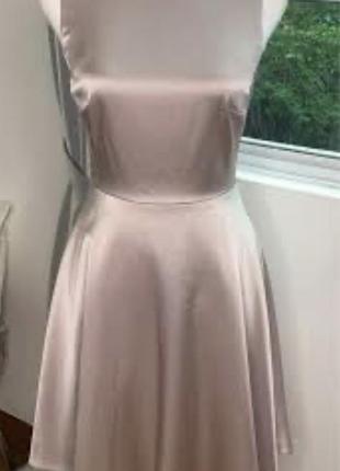 Нежное атласное платье karen millen2 фото