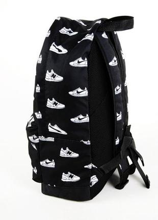 Комплект рюкзак + бананка nike all black барсетка портфель найк жіночий / чоловічий3 фото