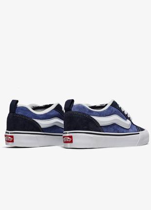 Кеды vans knu-skool 'navy white'3 фото