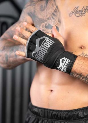 Бинти-рукавички для боксу спортивні боксерські для занять єдиноборствами phantom impact wraps s/m dm-117 фото