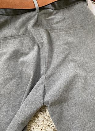 Базовые серые зауженные штаны ,высокая посадка,selected  femme,p. 38-406 фото