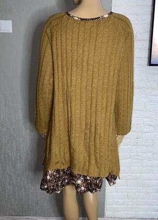 Теплое платье туника joe browns, xxxl 54р2 фото
