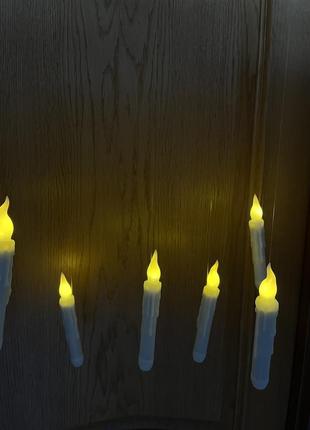 Плавающие свечи из гарри поттера, светильник свеча, ночник, хогвартс1 фото