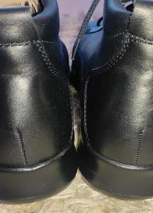 Ботинки finn comfort без каблука на шнурках 38р. кожа2 фото