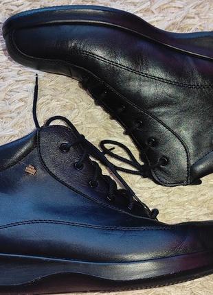 Ботинки finn comfort без каблука на шнурках 38р. кожа4 фото