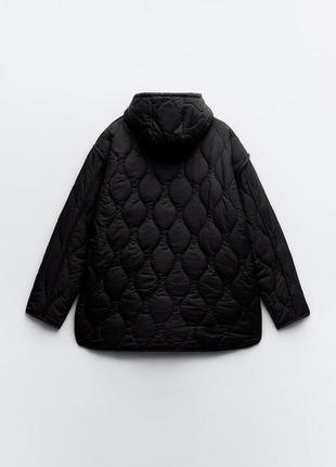 Жіноча стьобана курточка zara