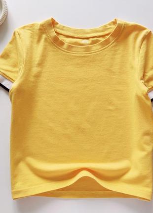 Желтая детская футболка артикул: 19145
