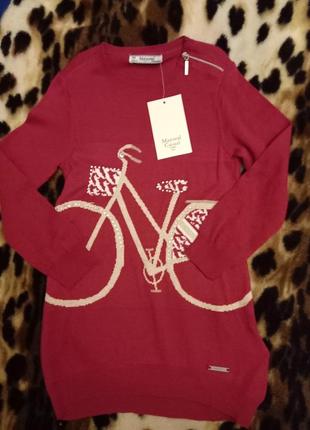 Вязаное платье