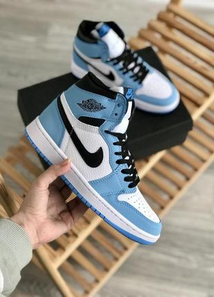 Женские кроссовки nike air jordan 1 high10 фото