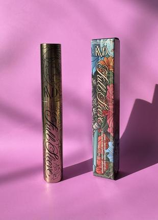 Стойкая термотуш для удлинения и объема kvd beauty full sleeve long defined tubing mascara