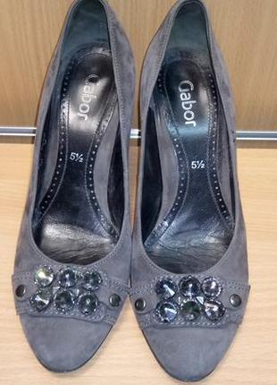 Gabor, нубукові туфлі р. 38,5