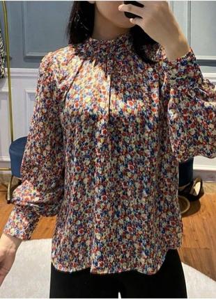 Блуза в цветочный принт h&m