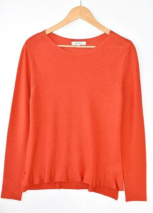 Sandwich фірмовий стильний джемпер морквяного кольору в наявності