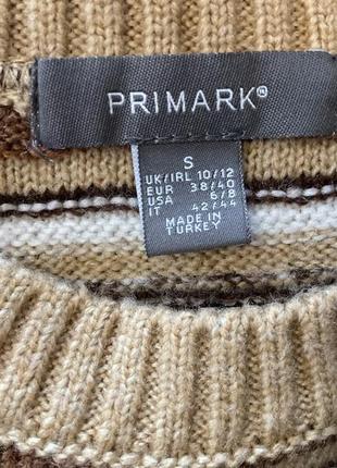 Трикотажное облегающее платье в полоску/s/brend primark4 фото