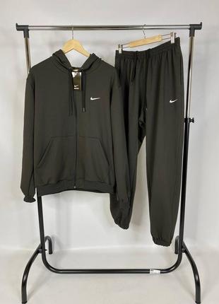 Nike мужские костюмы чорный, хаки 2xl, 3xl, 4xl, 5xl