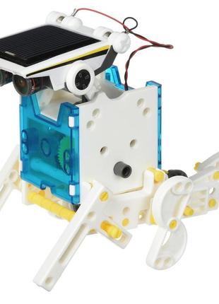 Дитячий конструктор робот 14 в 1 на сонячних батареях3 фото