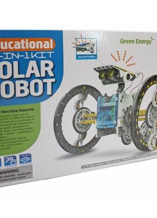 Конструктор solar robot 14 в 1 з сонячною панелью10 фото