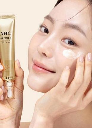 Ампульний крем для повік ahc premier ampoule in eye cream collagen t4, 40 ml
