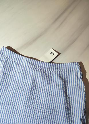 C&amp;a 🔥новая летняя юбка и бело-голубая полоска3 фото